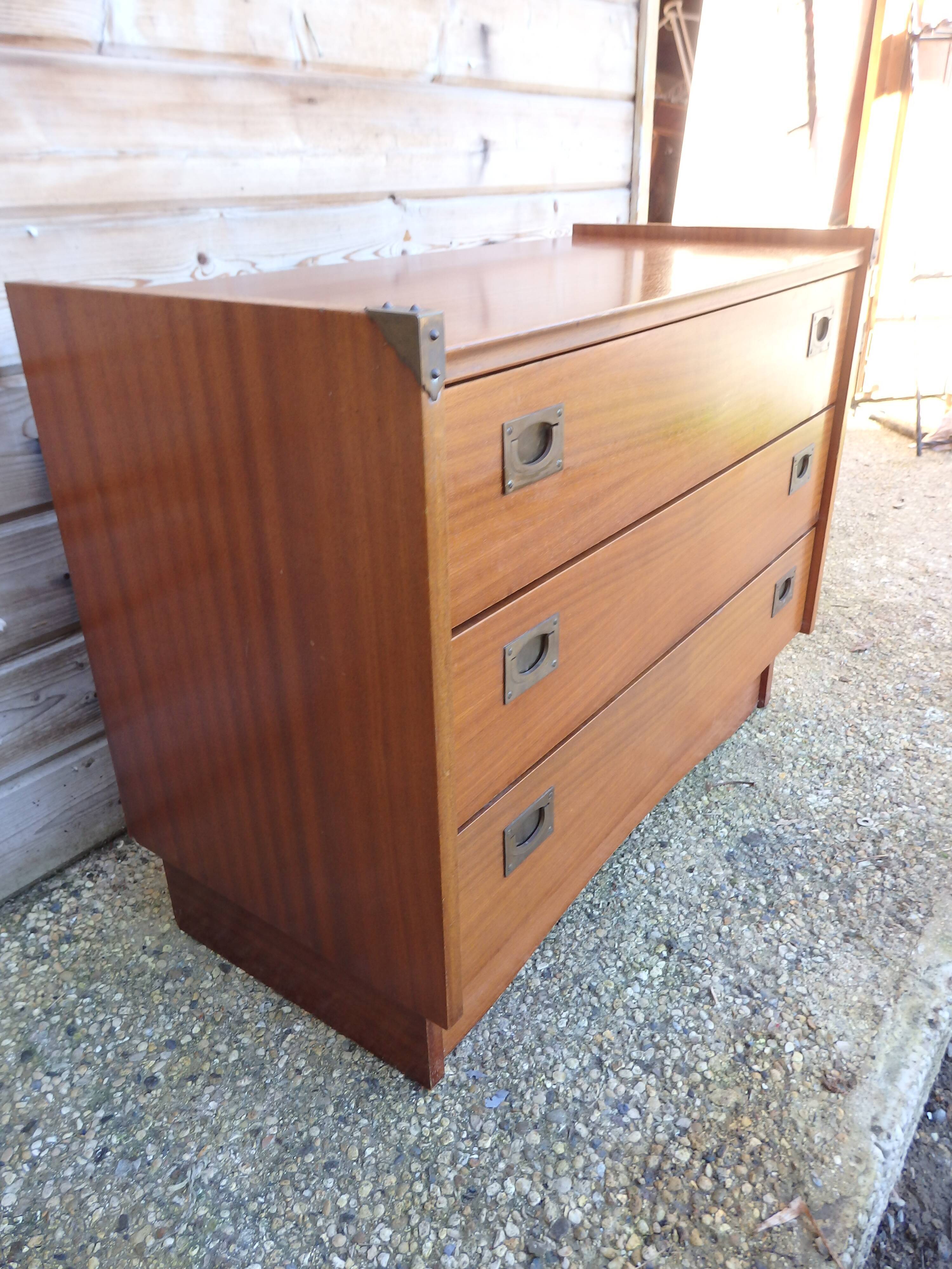 Commode vintage en teck scandinave