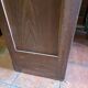 Antique double curtain cabinet in oak