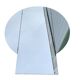 Large round triptych wall mirror, 112 cm