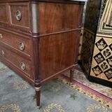 Commode - bureau de style Louis XVI en acajou