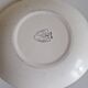 Set of 12 oval-shaped dinner plates, Salins Tolede pattern