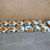 Gien ceramic set from the 70s