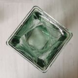 Vase design verre torsadé