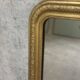 Antique Louis Philippe gilded vintage fireplace mirror - 86.5 x 62 cm