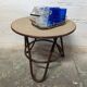 Table basse ronde en rotin
