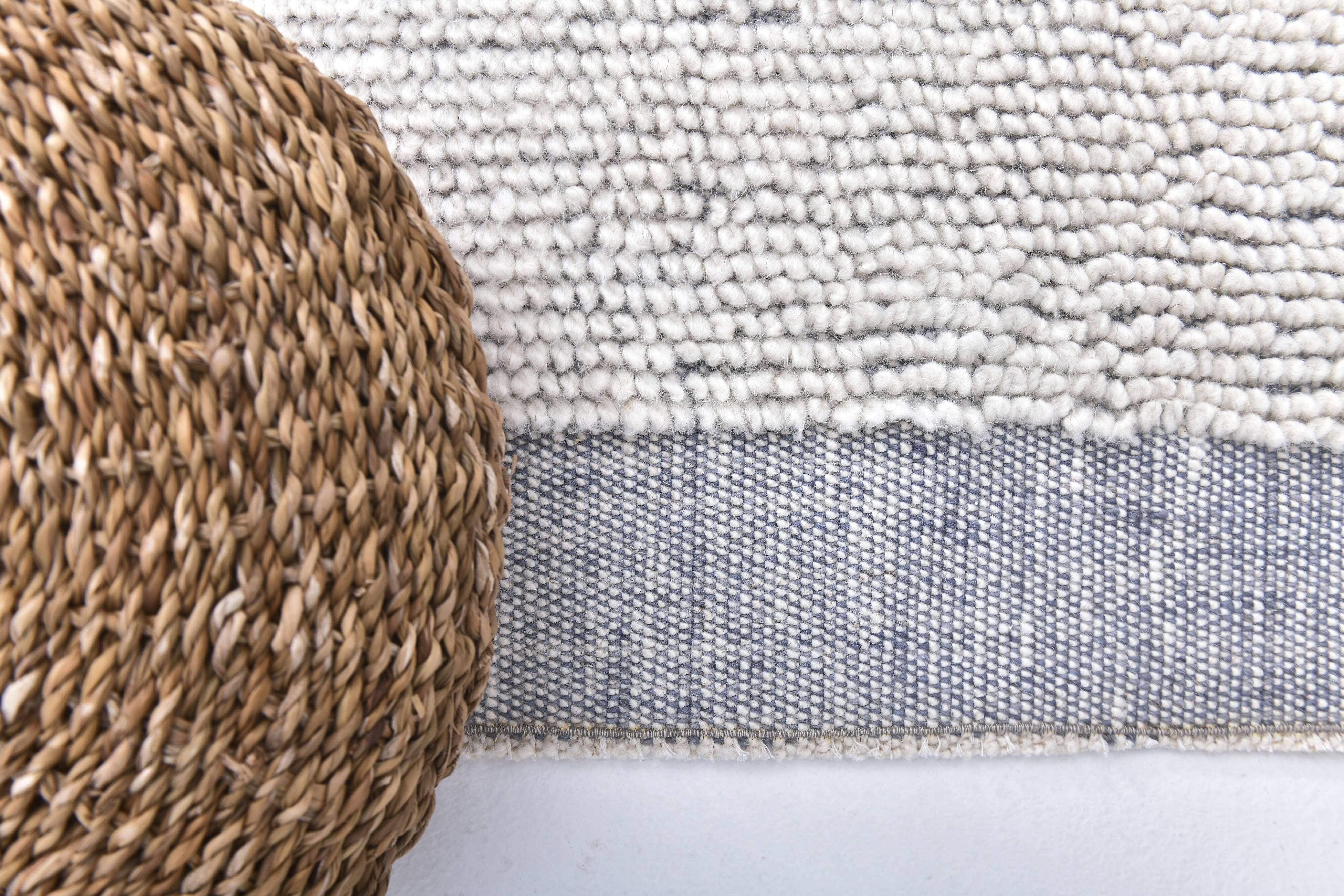 2x8 Blue White Moroccan Runner Rug, 68x250 Cm