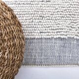 2x8 Blue White Moroccan Runner Rug, 68x250 Cm