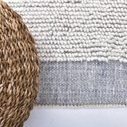 2x8 Blue White Moroccan Runner Rug, 68x250 Cm