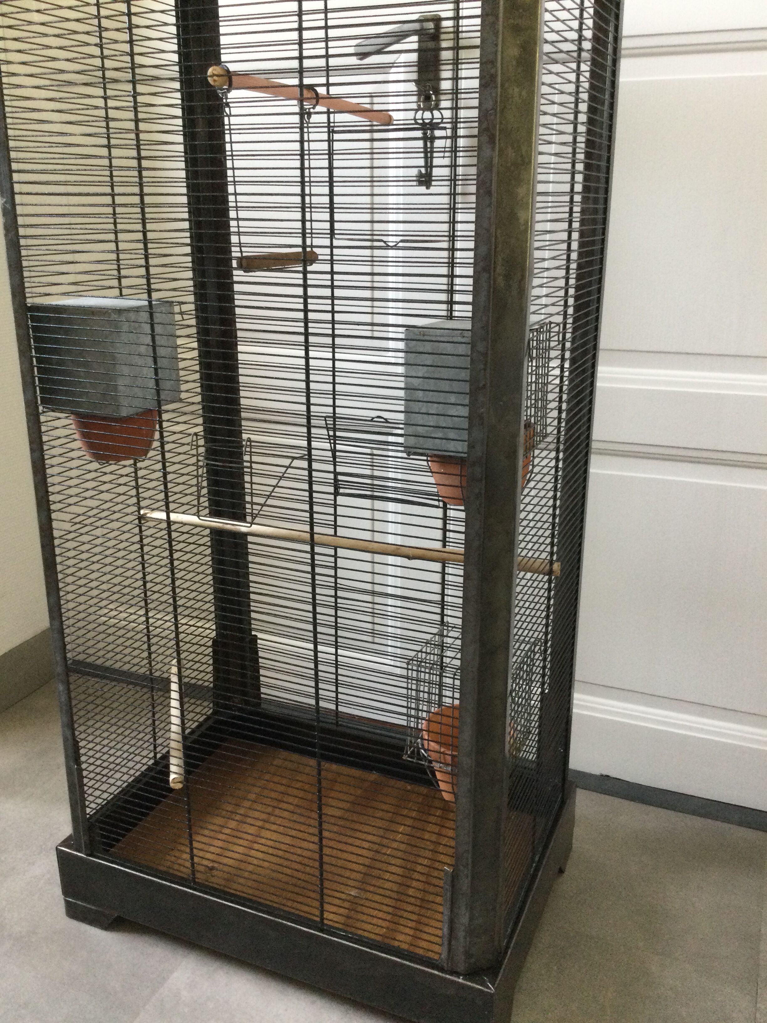 Bird cage, restored