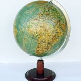 Large Earth globe 40s - Art Deco - Columbus Berlin  50 cm H