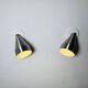 Pair Of R155 Adjustable Wall Lamps In Metallic By Raak Amsterdam, The Netherlands 1960S