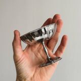 6 coupelles sur pied en inox style Letang Remy