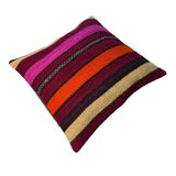 Housse de coussin kilim turc vintage, 40 x 40 cm