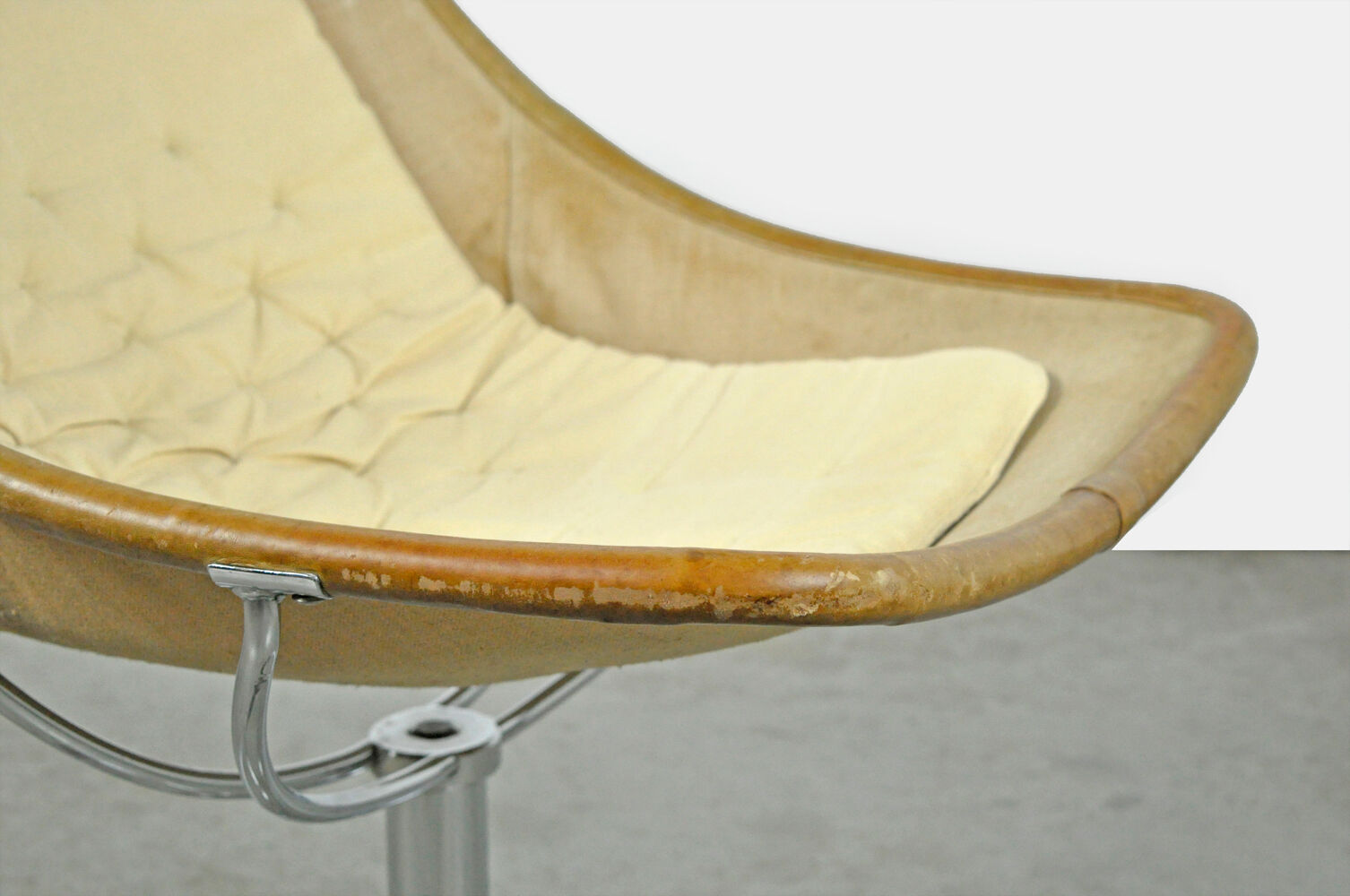 Vintage iconic swivelchair ‘Jetson’ by Bruno Mathsson for Dux, Sweden 1970s
