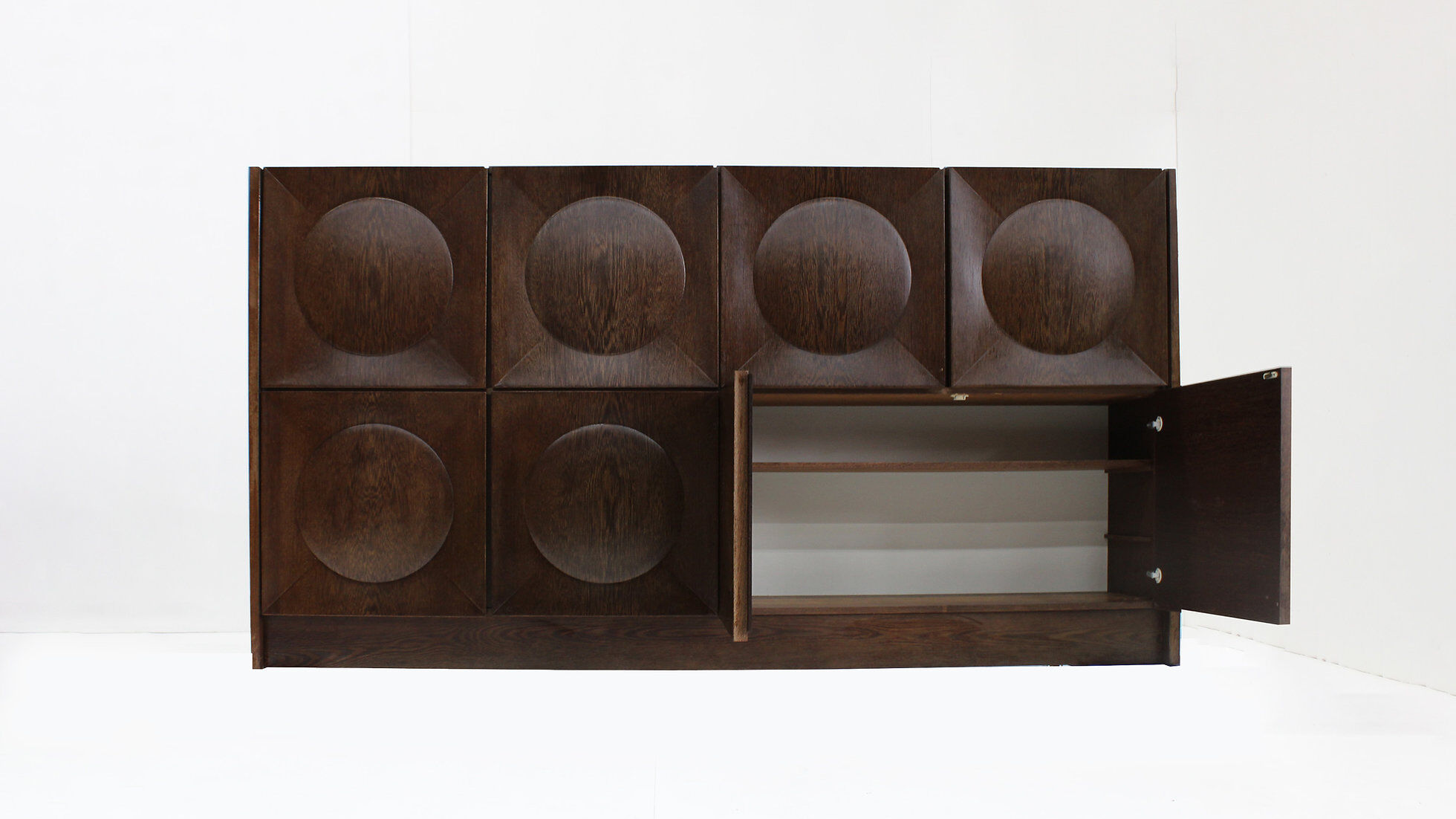 Vintage brutalist sideboard 1970s
