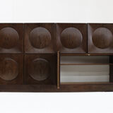 Vintage brutalist sideboard 1970s