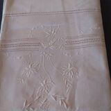 Antique embroidered linen sheets