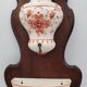 Italian earthenware wall fountain
