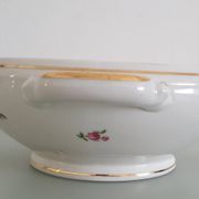 Limoges enamelled porcelain soup tureen