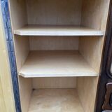 Enfilade Art deco chippendale Mid-century vintage 1950 Ronce de noyer