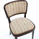 Original dining chair by Thonet in original vintage fabric, 1940