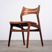Vintage Danish Dining Chairs in Teak by Erik Buch, 1960s, Set of 4