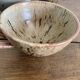 Set of 3 vintage speckled stoneware mugs