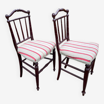 Paire de chaises Napoléon III