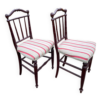 Paire de chaises Napoléon III