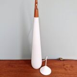Suspension scandinave en opaline et teck, Uno &  Östen Kristiansson, 1960