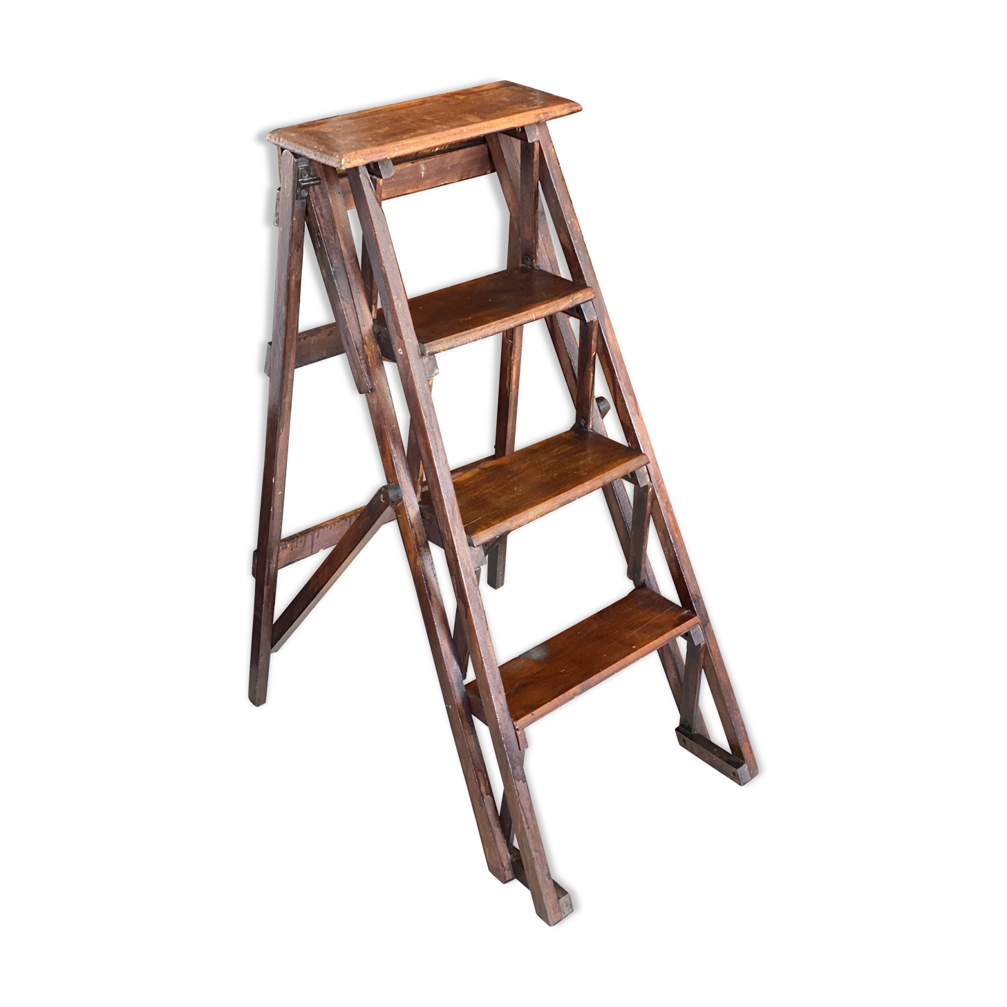 Escabeau bois vintage