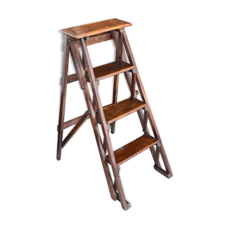 Vintage wooden stepladder