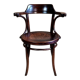 Fauteuil de bureau bistrot bois courbé J&J Kohn