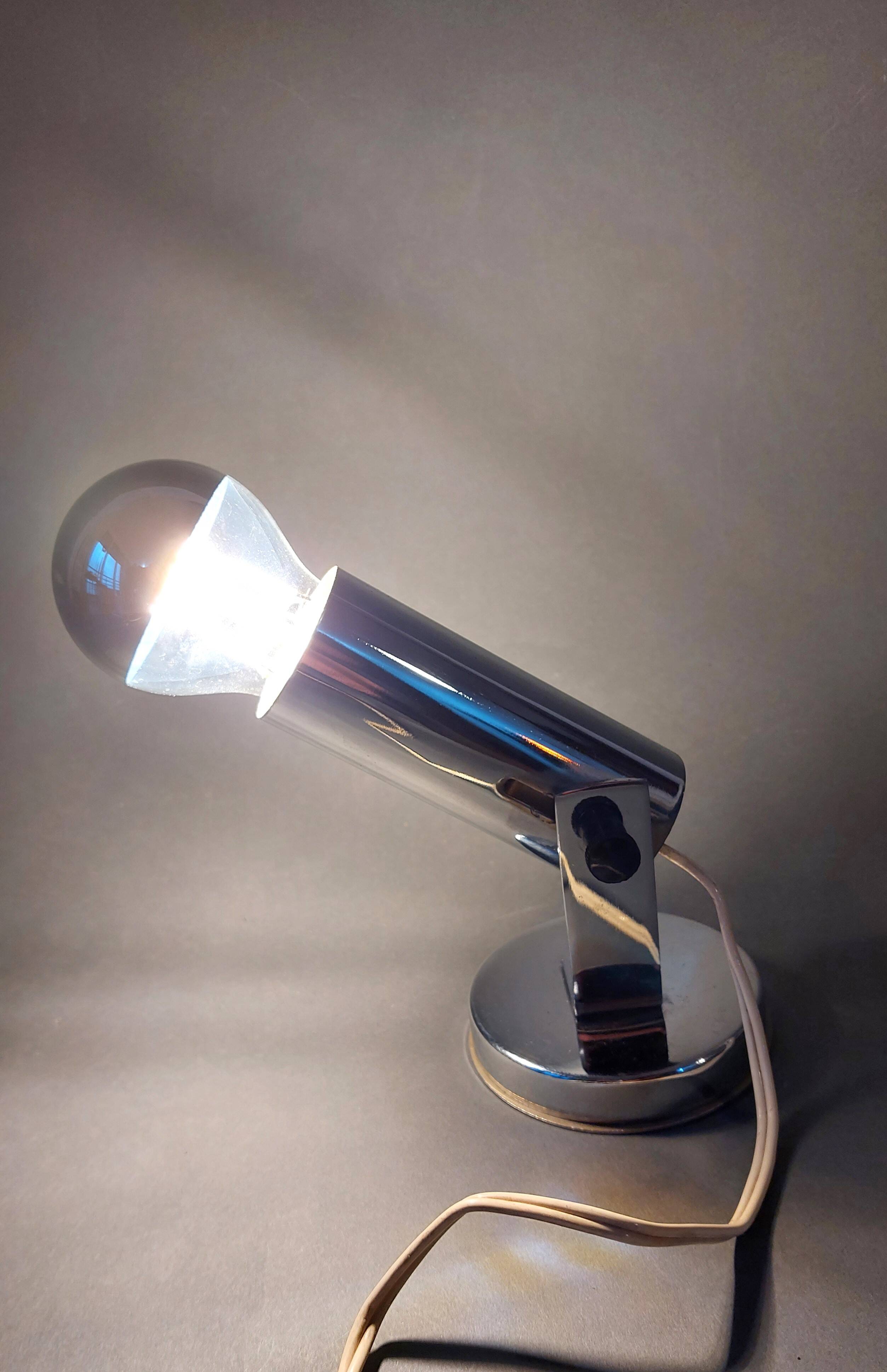 Vintage 1960 chrome wall light.
