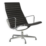 Black Herman Miller Original Eames EA316 ‘Ribbed’ Lounge Aluminium Chair