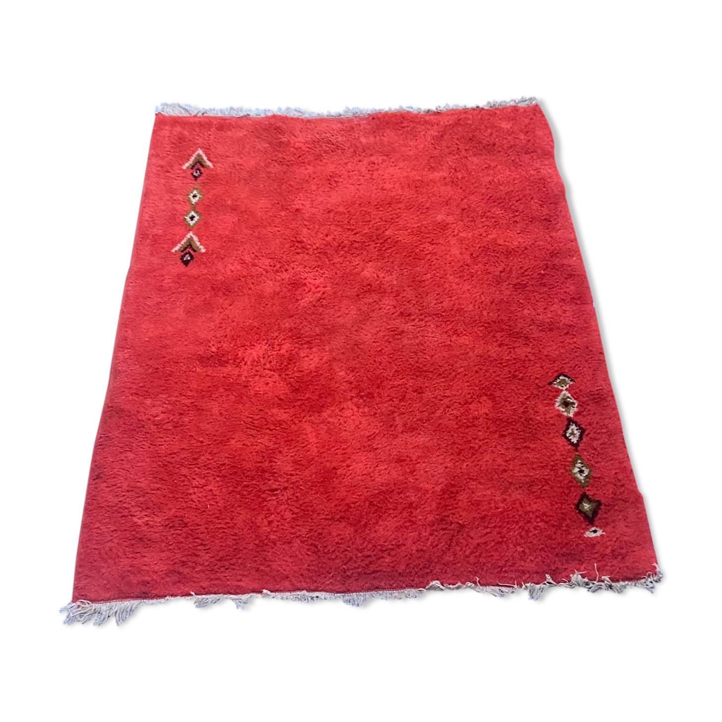 Moroccan carpet in vintage wool