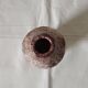 White ceramic vase with brown speckles