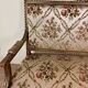 Louis XVI Style Bench In Golden Wood, mid-19th century