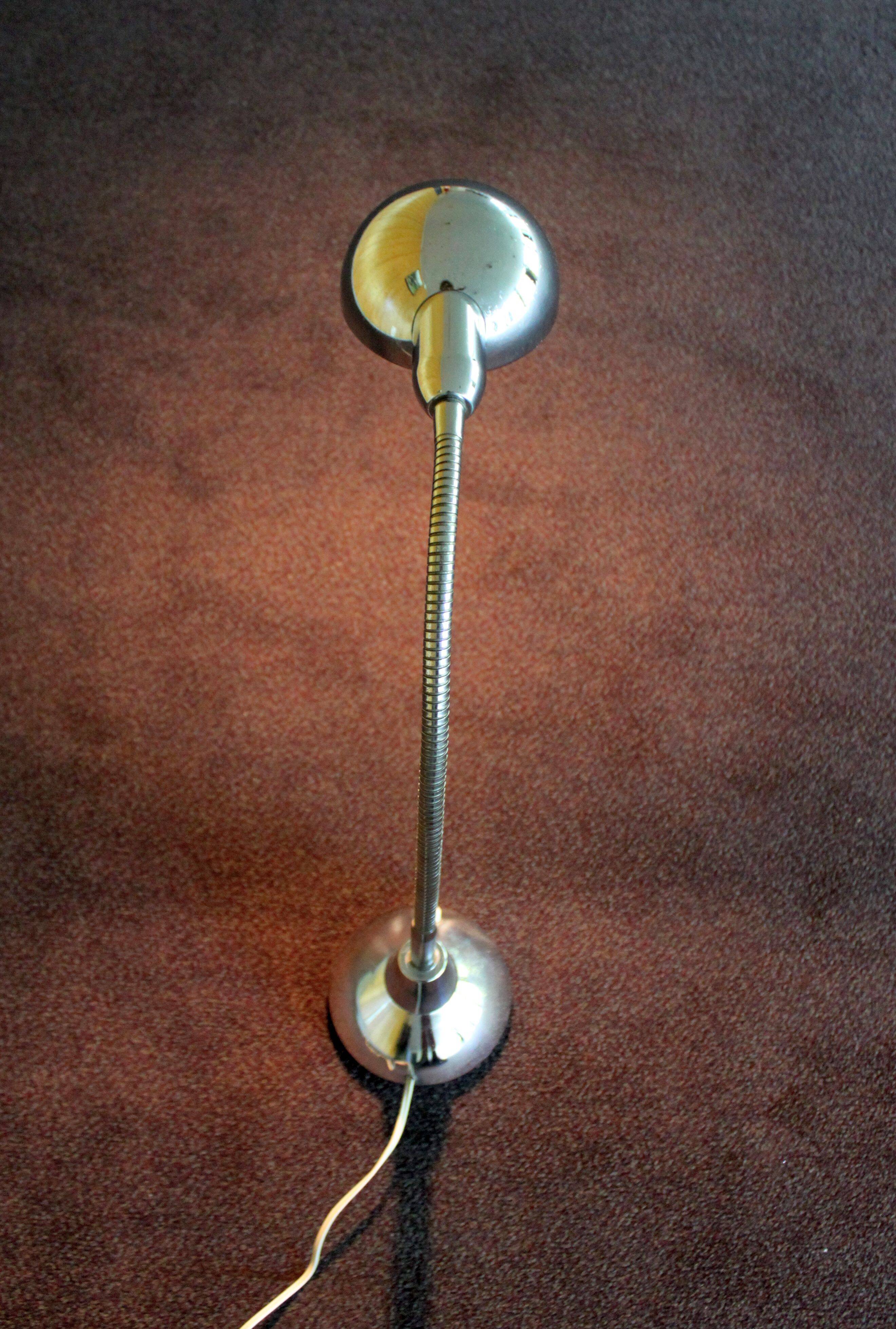 Chrome desk lamp, 50s.