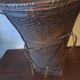 Antique Laos Khmu tribal hand woven carrying basket