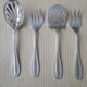 Candy service, silver metal mignardises Ercuis