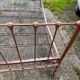 Metal bed with box spring