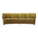 Green velour sofa, Danish design, 1960s, production: Denmark