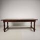 Large French Oak Monastery Table 320/220 cm, early 20th Century