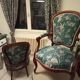 Paire de fauteuils cabriolet style Louis XV