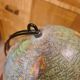 Globe terrestre vintage Girard Barrère 1970