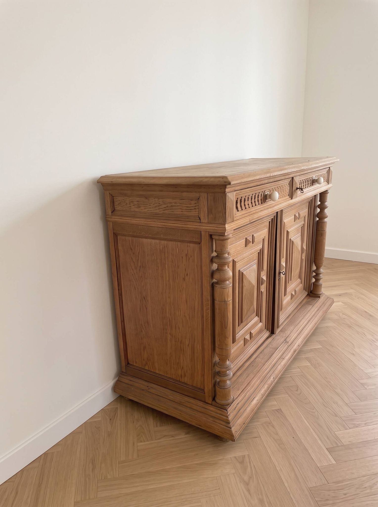 Rustic solid wood buffet