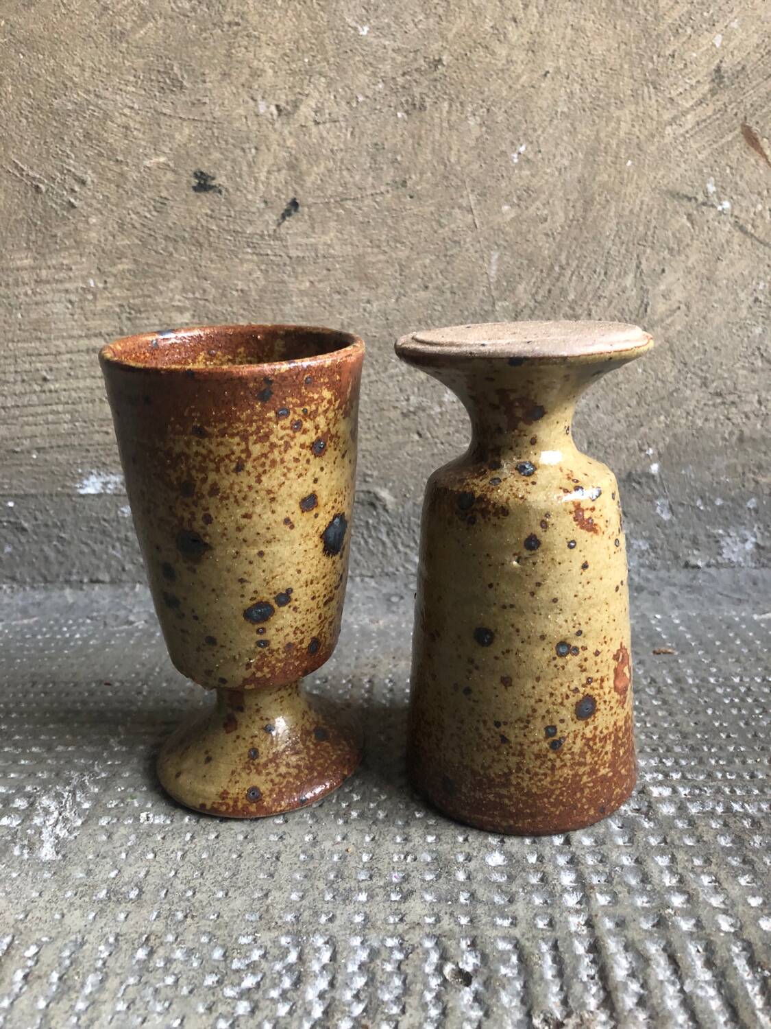 Mazagrans x6 vintage Sandstone Pyrite