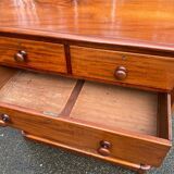 Victorian English commode in solid wood