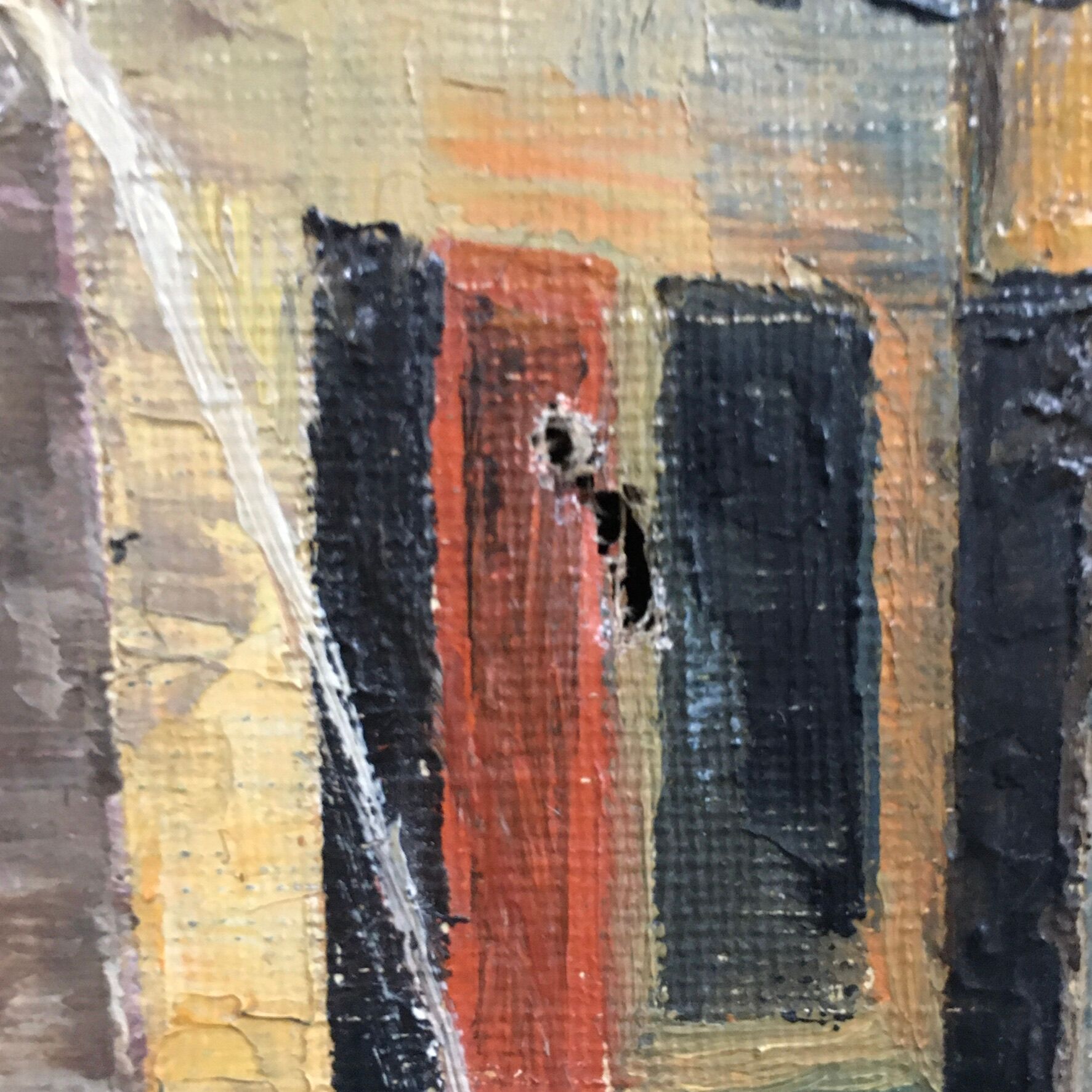 Painting Provencal village